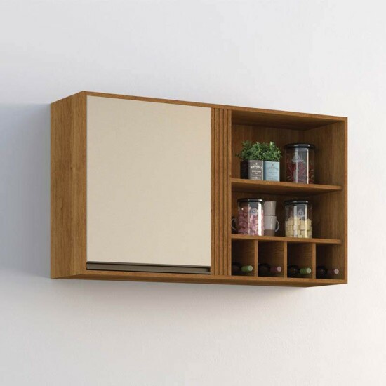 A�reo Cozinha P�rola Cinamomo/Off Larg. 1.20m - Sall�to