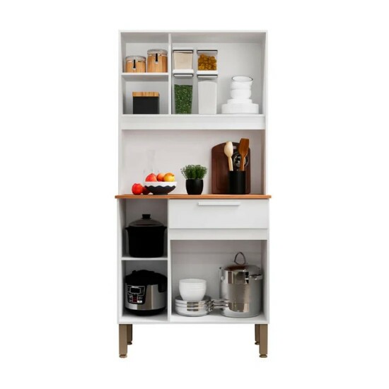 Kit Cozinha Lia Branco Larg. 0.83m Sall�to