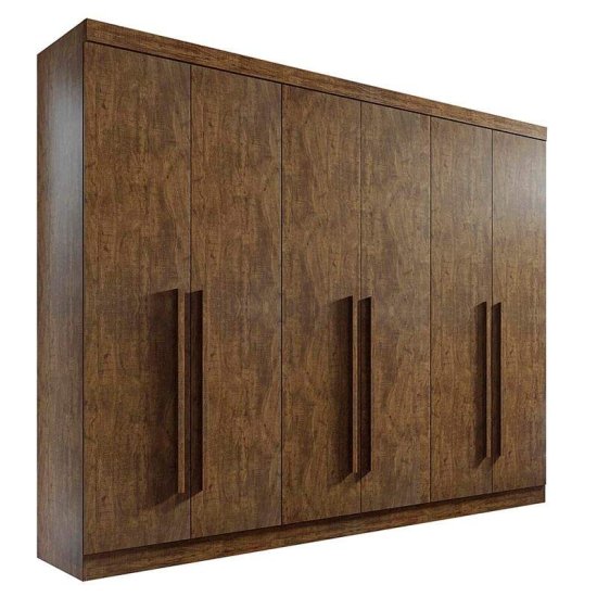Guarda-roupa Casal 2,75m Da Vinci Plus Yp� 6 portas 6 Gavetas 100% MDF - D Doro