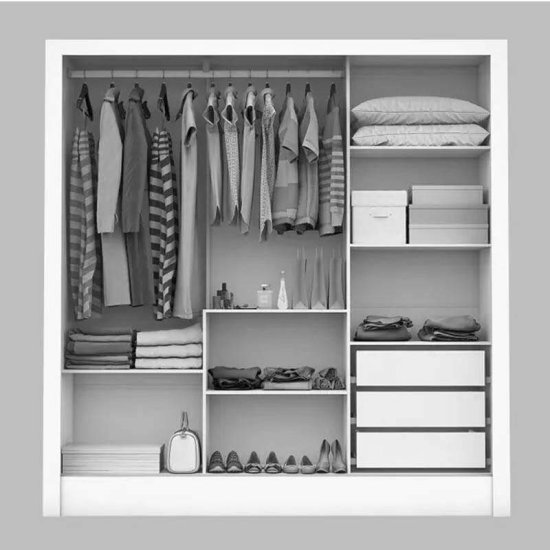 Guarda-roupa 1,79m Dubai Demoli��o/Off 03 Portas com 1 Espelho - Carioca