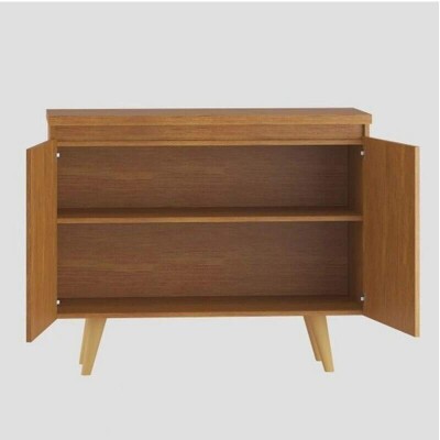 Buffet Uno com 2 Portas larg. 1.01m Mel/Preto Viero