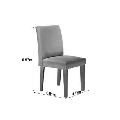 Mesa de Jantar Londrina Tampo Off 12080 4 Cadeiras Luxo Linho Bege 07 Rufato