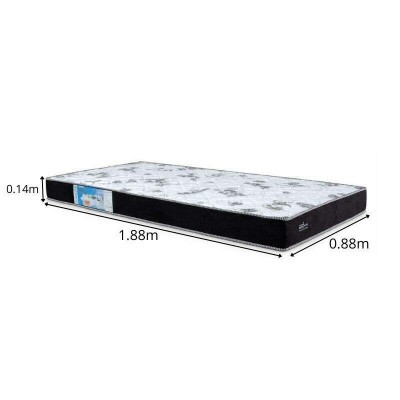 Colch�o Solteiro Sant� 88x188x14 D33 Nosso Sonho - Suporta at� 120kg