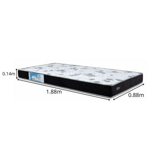 Colch�o Solteiro Sant� 88x188x14 D33 Nosso Sonho - Suporta at� 120kg
