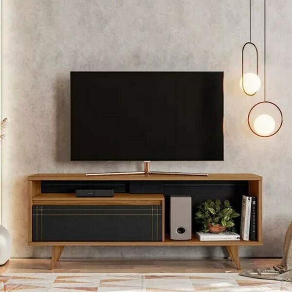 Rack Bancada NT 1315 Freij/Preto TV at 60 Polegadas Larg. 1.63m - Notvel