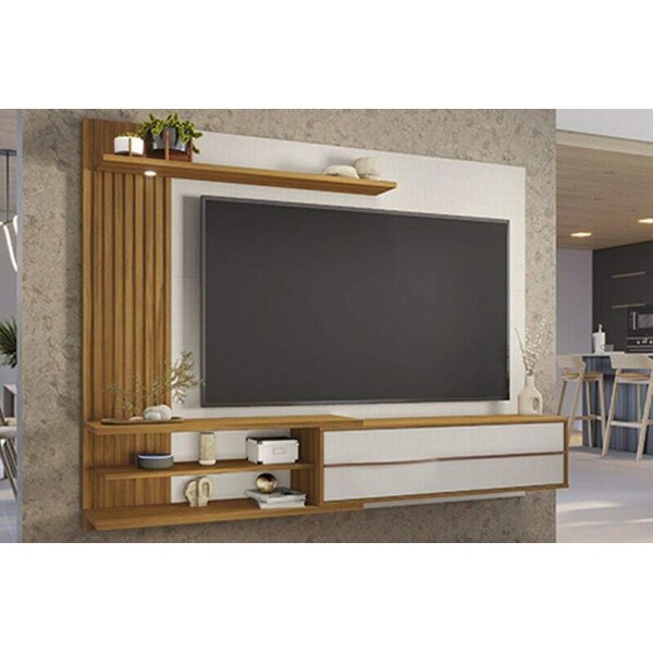 Painel NT 1355 Ripado TV at 65 Polegadas Larg. 1.82m Off/Freij Notvel
