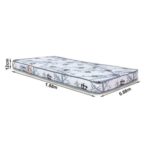 Colcho Solteiro Soffie Lotus 88x188x12 D20 - Nosso Sonho