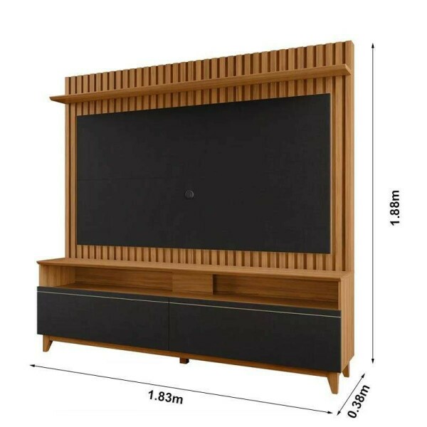 Home NT 1340 Freij/Preto Ripado TV at 65 Polegadas Larg. 1.83m - Notvel