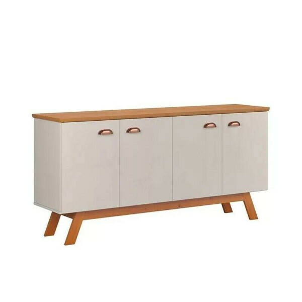 Buffet para Sala Atlanta III Larg. 1.64m Off White/Nature Tebarrot