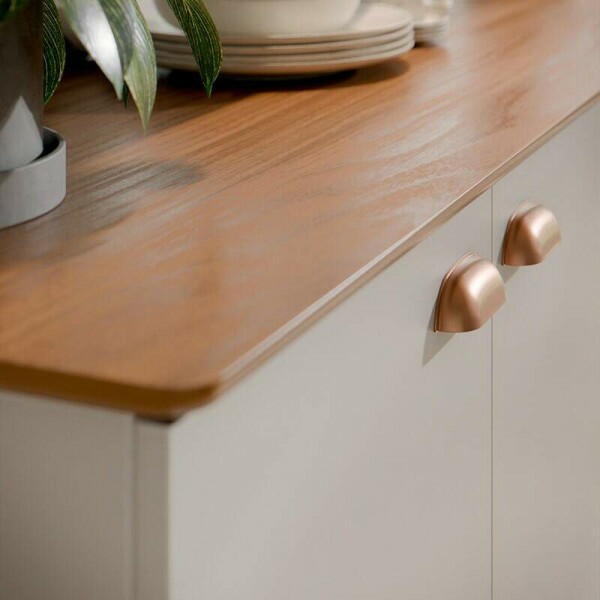 Buffet para Sala Atlanta III Larg. 1.64m Off White/Nature Tebarrot