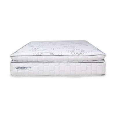 Colch�o Casal New Freedom 138x188x32 Molas Ensacadas Pocket Espuma Viscoel�stica D33 - Ortobom | Suporta at� 300kg