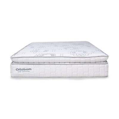 Colch�o Queen New Freedom 158x198x32 Molas Ensacadas Pocket Espuma Viscoel�stica D33 - Ortobom | Suporta at� 300kg