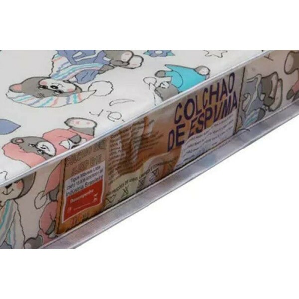 Colcho Baby Sleep em Espuma D18 10x130x60 Tigus