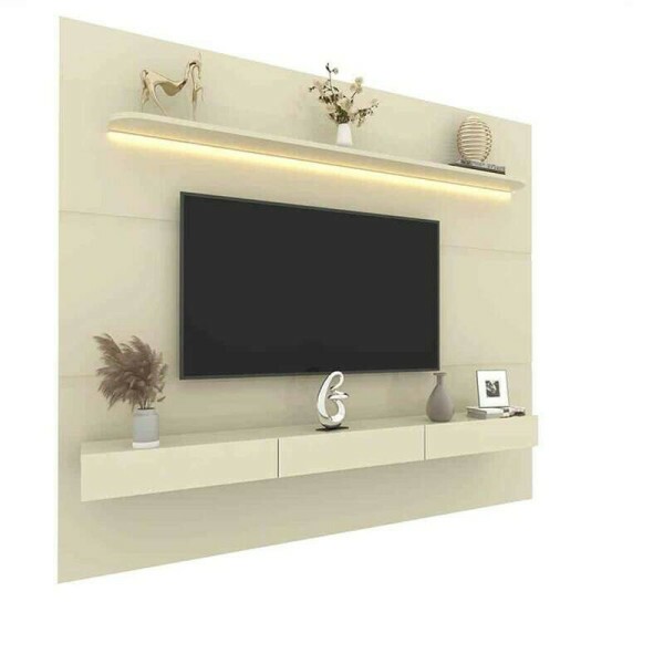Home Royal C/Led Off e Nicho 100% MDF TV at 85 Polegadas Larg. 2.19m - Gelius