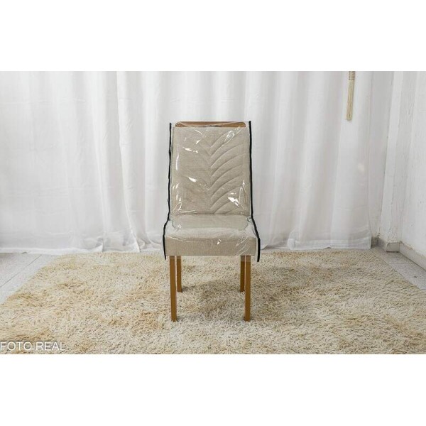 Kit 4 Capas Transparentes de Cadeira