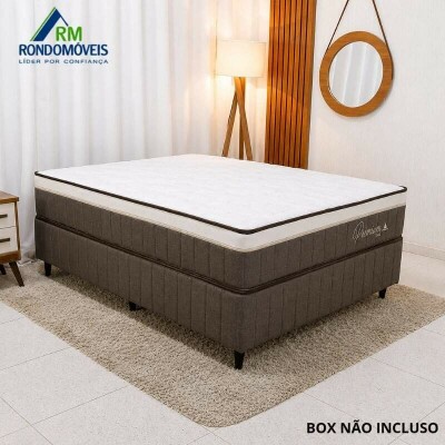 Colch�o Casal Premium Plus Molas Ensacadas Pocket 138x188x32 - Rondom�veis | Suporta at� 240kg