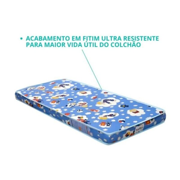 Colcho Infantil Baby Physical 70x130x10 - Ortobom