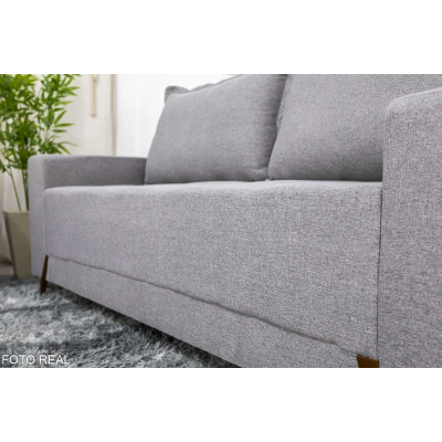 Sof 2 lugares 8100 1.55m Linho Cinza 27