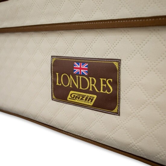 Colch�o Queen Londres 158x198x32 Molas BlueWave - Gazin | Suporta at� 240kg
