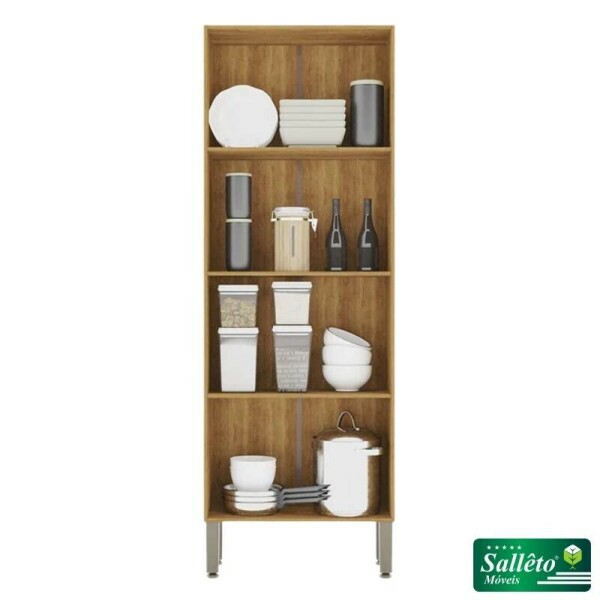 Cozinha Completa Madri Balco + Paneleiro + Areo Cinamomo/Off - Sallto