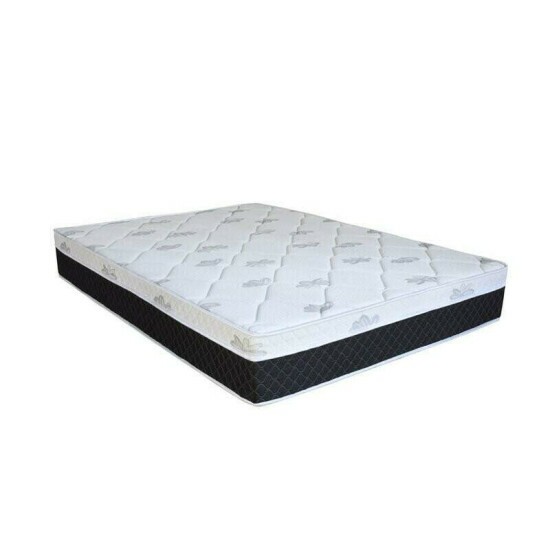 Colch�o Casal Veneza Molas Ensacadas Preto 138x188x24 Umaflex | Suporta at� 260kg