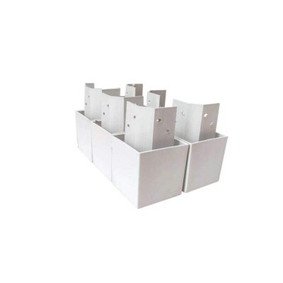 Kit 6 Ps Plstico Gold Branco - Carioca