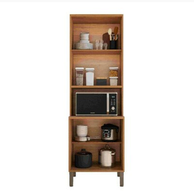 Torre Quente Fl�rida Cinamomo/Off C/Detalhe Ripado 4 Portas Larg. 0.70m - Sall�to