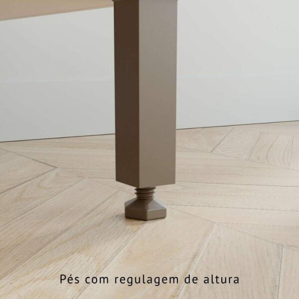 Torre Quente Flrida Cinamomo/Off C/Detalhe Ripado 4 Portas Larg. 0.70m Sallto