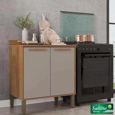 Balco Flrida Cinamomo/Off 2 Portas Larg. 0.80m Sallto