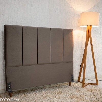 Cabeceira Casal Roma Camura Marrom Larg. 1.40m