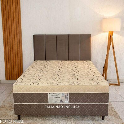 Cabeceira Casal Roma Camura Marrom Larg. 1.40m