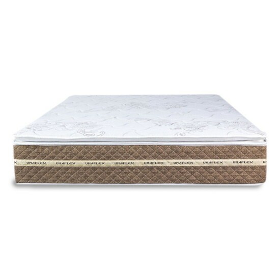 Colch�o Coimbra Queen 158x198x33 Molas Ensacadas D-33 Umaflex | Suporta at� 280kg