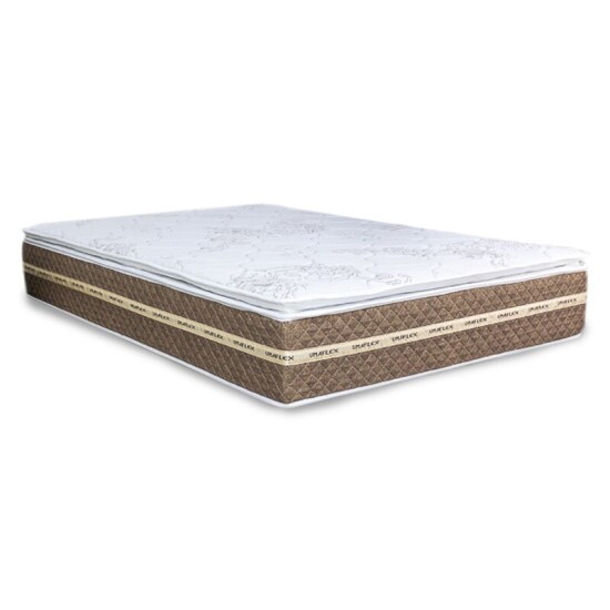 Colch�o Coimbra Queen 158x198x33 Molas Ensacadas D-33 Umaflex | Suporta at� 280kg