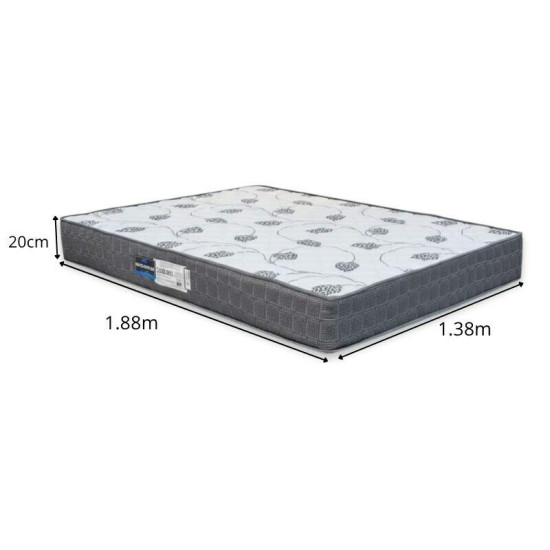 Colch�o Casal Orthocl�nico 138x188x20 Ortop�dico D45 - Orthoprime | Suporta at� 240kg