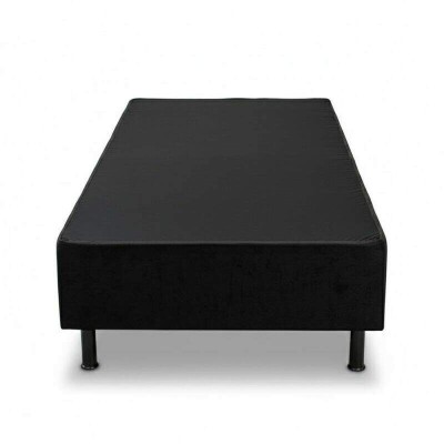 Box Solteiro Sued Preto 88x188x37 - Ortobel