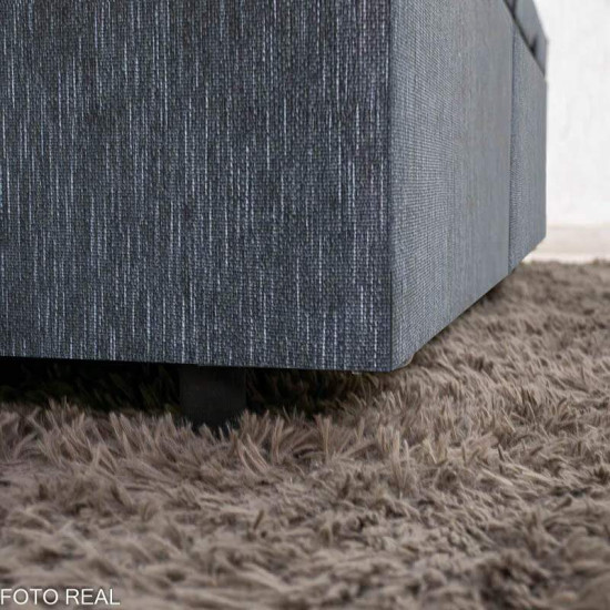 Base Box Ba� Queen Confort Linh�o Petr�leo Blindado 158x198x45 cm - Issacar