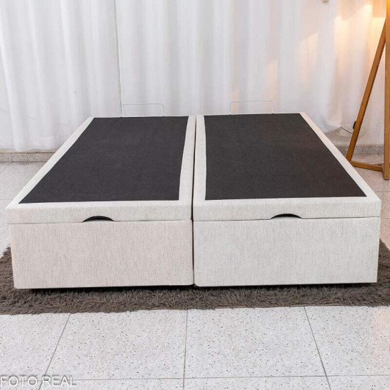 Base Box Ba� Queen Confort Linh�o Palha Blindado 158x198x45 cm - Issacar