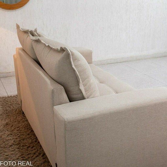 Sof� 2 Lugares 8100 Linho Bege 24 - 1,55m
