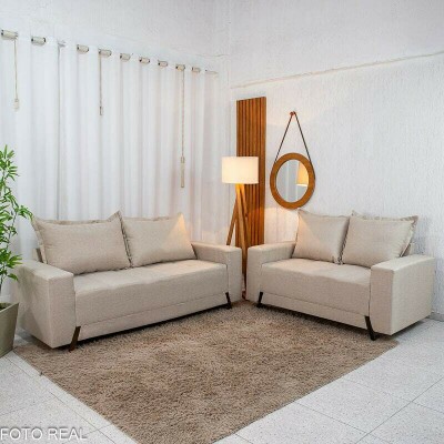 Sof� 3 e 2 lugares 8100 Linho Bege 24