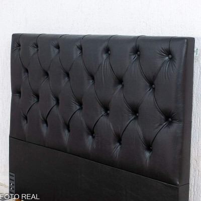 Cabeceira Queen Vit�ria Korino Preto Larg. 1.60m