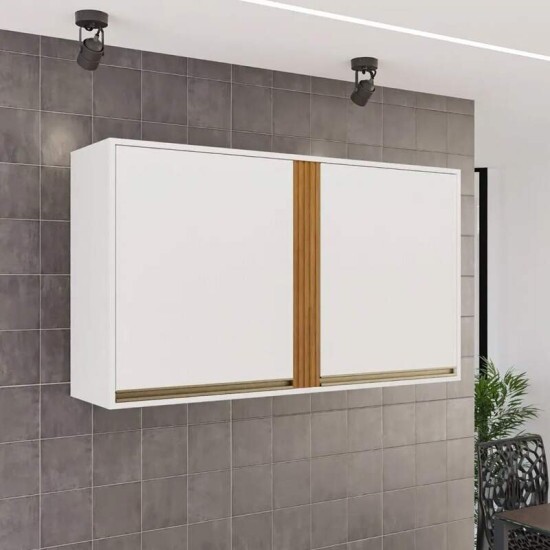 A�reo de Cozinha 1,20m P�rola Branco/Cinamomo - Sall�to