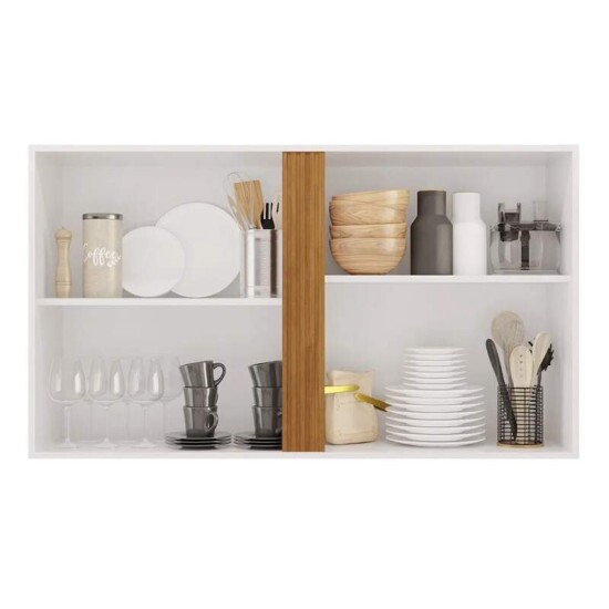 A�reo de Cozinha 1,20m P�rola Branco/Cinamomo - Sall�to
