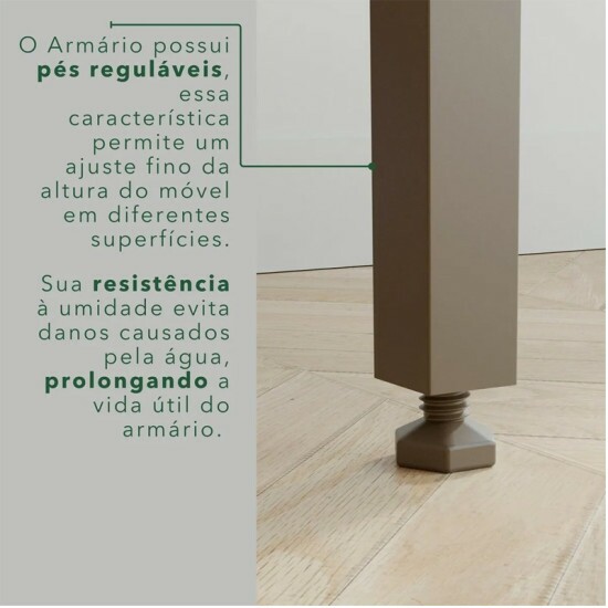 Torre Quente Cozinha P�rola Branco/Cinamomo - Sall�to