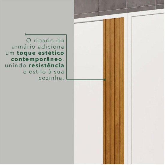 Torre Quente Cozinha P�rola Branco/Cinamomo - Sall�to