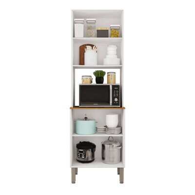 Torre Quente Cozinha New Val�ncia Branco/Cinamomo Larg. 0.57m - Sall�to