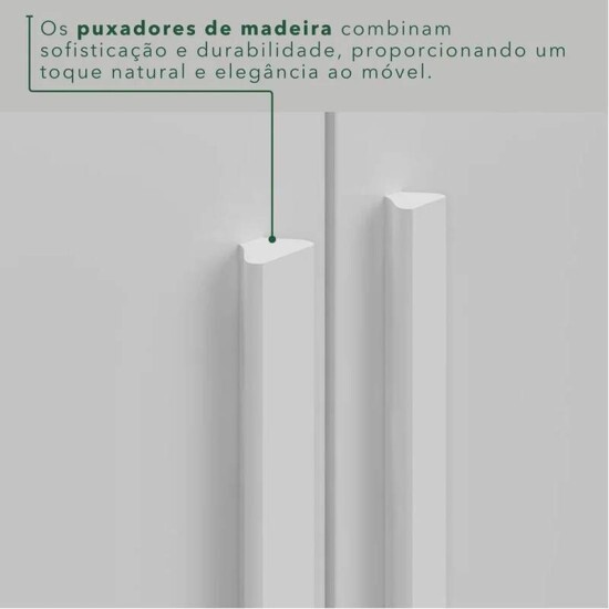 Guarda-roupa Recife Branco 8 Portas 4 Gavetas Larg. 2.41m - Sall�to