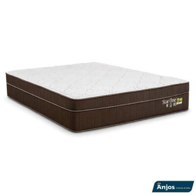 Colch�o Queen Star One Ortop�dico D-65 158x198x30 - Anjos | Suporta at� 280kg