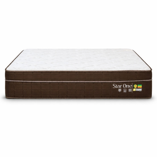 Colch�o Queen Ortop�dico Star One Anjos 158x198x30 cm | Suporta at� 280kg