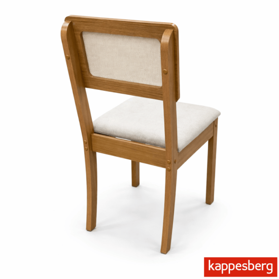 Caixa C/ 2 Cadeiras Gardeni Canela MDF - Kappesberg