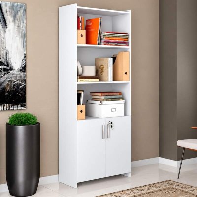 Multiuso 0,70m Escrit�rio 2 Portas Branco - Not�vel